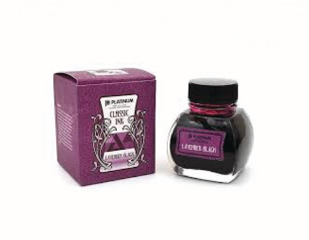 Platinum Classic Lavender Black (60ml) Bottled Ink