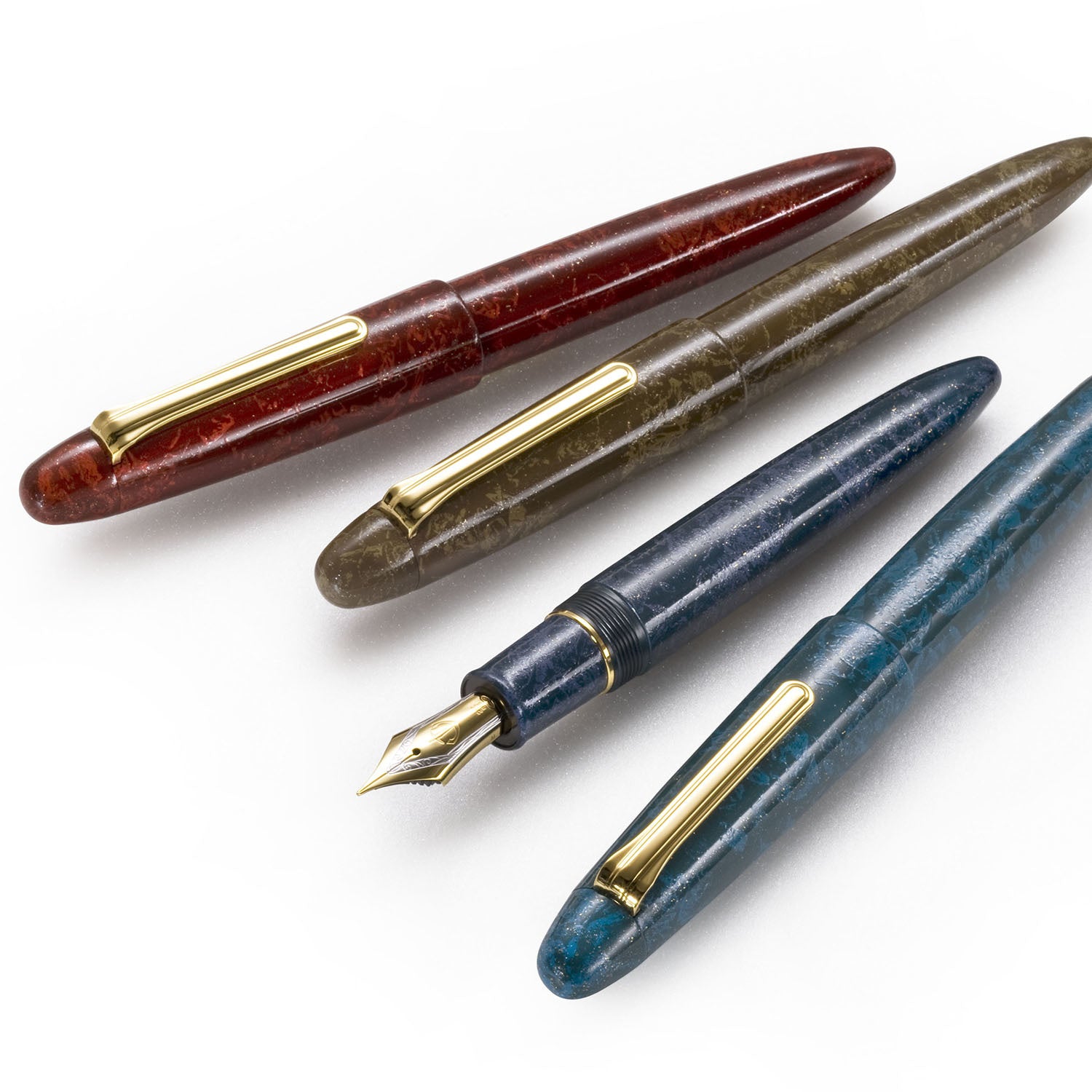 Sailor Iro-Miyabi Ebonite Fountain Pen - Ran-Peki (Bespoke)