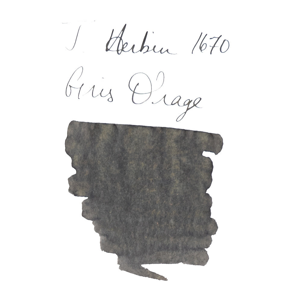 J. Herbin 1670 Gris Orage (Stormy Grey) 50ml Bottled Ink