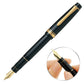 Pilot Justus 95 Fountain Pen - Black with Gold Trim
