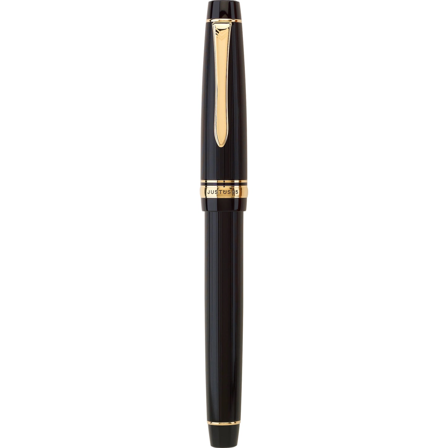 Pilot Justus 95 Fountain Pen - Black with Gold Trim