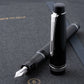 Pilot Justus 95 Fountain Pen - Black with Rhodium Trim