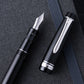 Pilot Justus 95 Fountain Pen - Black with Rhodium Trim