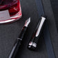 Pilot Justus 95 Fountain Pen - Black with Rhodium Trim