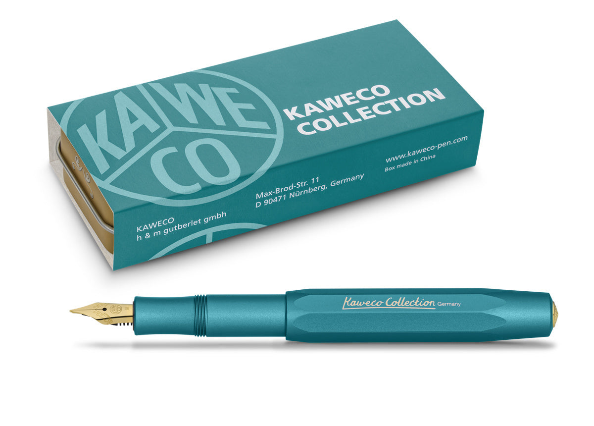 Kaweco AL Sport Fountain Pen - Iguana Blue (Collector's Edition)
