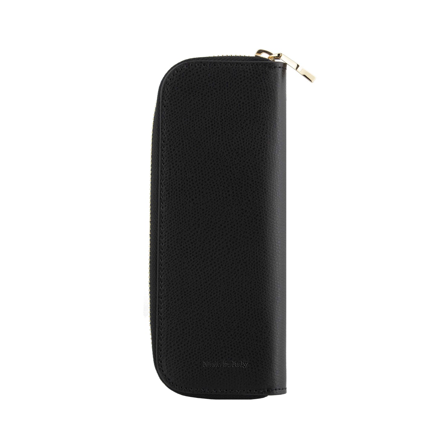 Visconti 2 Pen Case  - Black Leather VSCT Collection