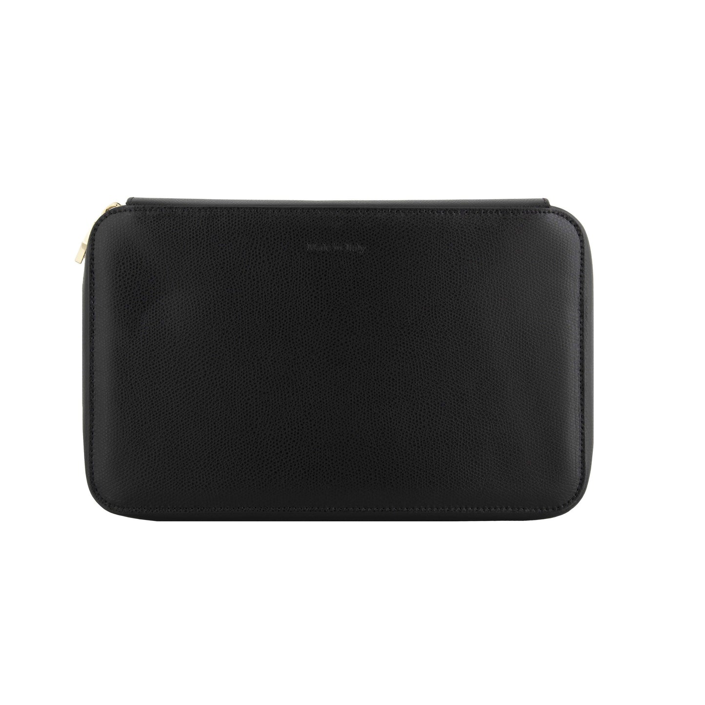 Visconti 12 Pen Case  - Black Leather VSCT Collection