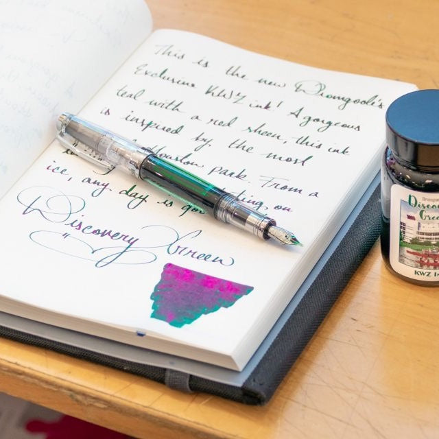 KWZ Discovery Green (60ml) Bottled Ink - Dromgoole's Exclusive