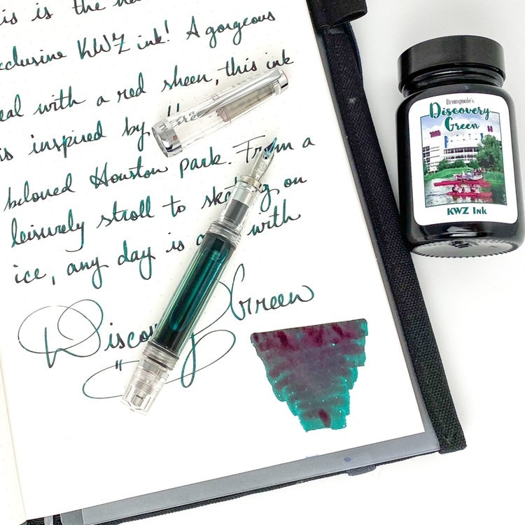 KWZ Discovery Green (60ml) Bottled Ink - Dromgoole's Exclusive