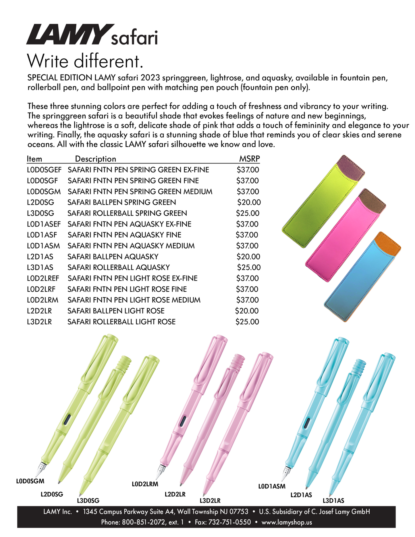 LAMY safari Fountain Pen - LightRose (Special Edition)