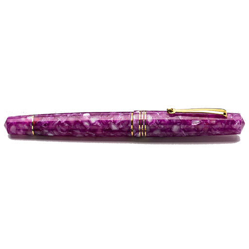 Leonardo Momento Zero Fountain Pen - Lavander with Gold Trim