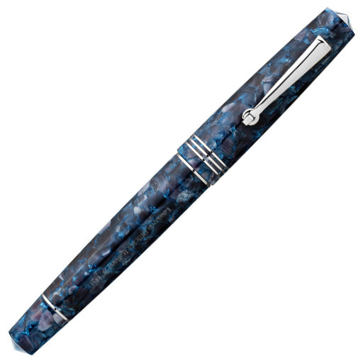 Leonardo Momento Zero Fountain Pen - Sorrento Blue with Silver Trim