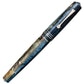 Leonardo Momento Zero Grande 2.0 Piston Fountain Pen - Dark Hawaii Rhodium Trim