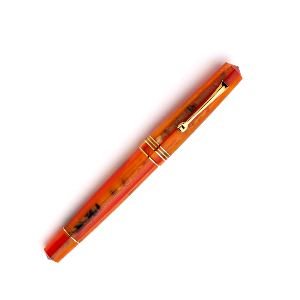 Leonardo Momento Zero Fountain Pen - Mango with Gold Trim
