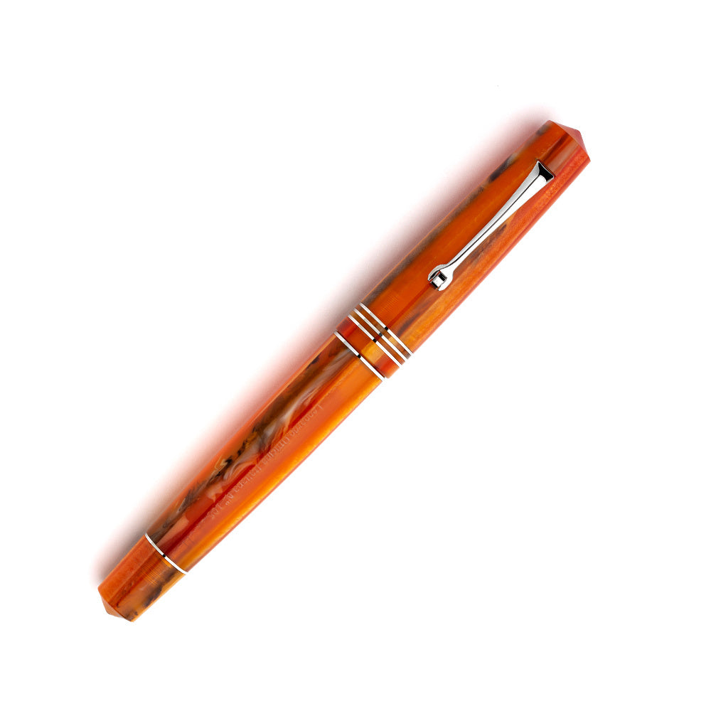 Leonardo Momento Zero Fountain Pen - Mango with Silver Trim