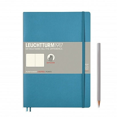 Leuchtturm1917 Composition B5 Softcover Dotted Notebook - Nordic Blue (Discontinued)
