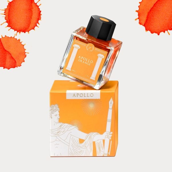 Laban Apollo Orange Bottled Ink - 50ml