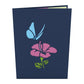 Lovepop Blue Morpho Butterfly 3D Card