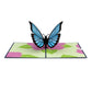 Lovepop Blue Morpho Butterfly 3D Card