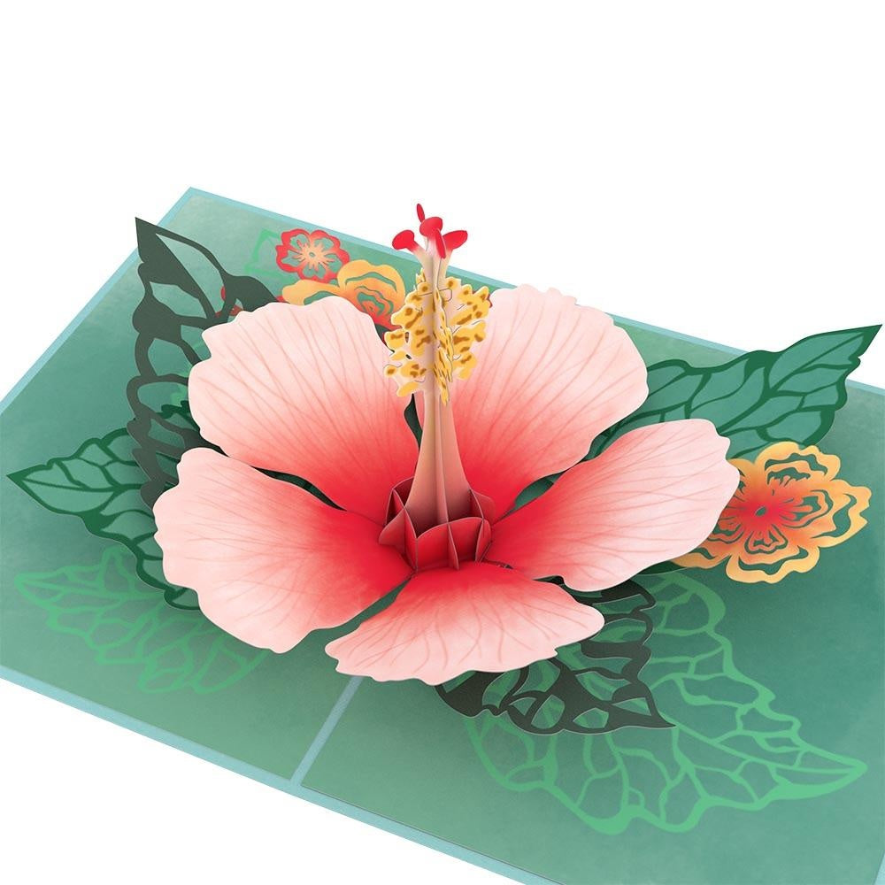 Lovepop Pop-Up Card - Hibiscus Bloom