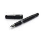 Leonardo Momento Magico Fountain Pen - Black Matte with Ruthenium Trim