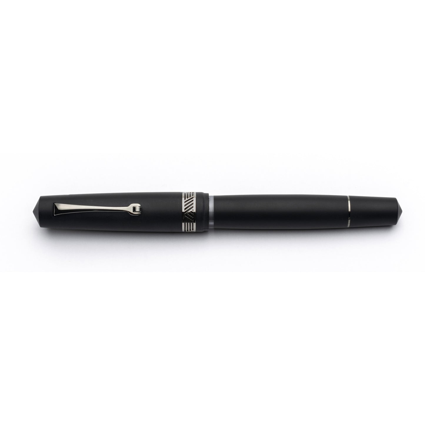 Leonardo Momento Magico Fountain Pen - Black Matte with Ruthenium Trim