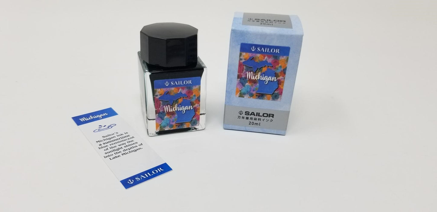 Sailor USA 50 States - Michigan (20ml) Bottled Ink