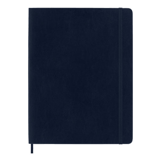 Moleskine Classic X-Large Softcover Ruled Notebook - Sapphire