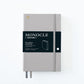 Leuchtturm1917 Monocle B6+ Paperback Wallet/Accordian Dotted Notebook - Light Gray