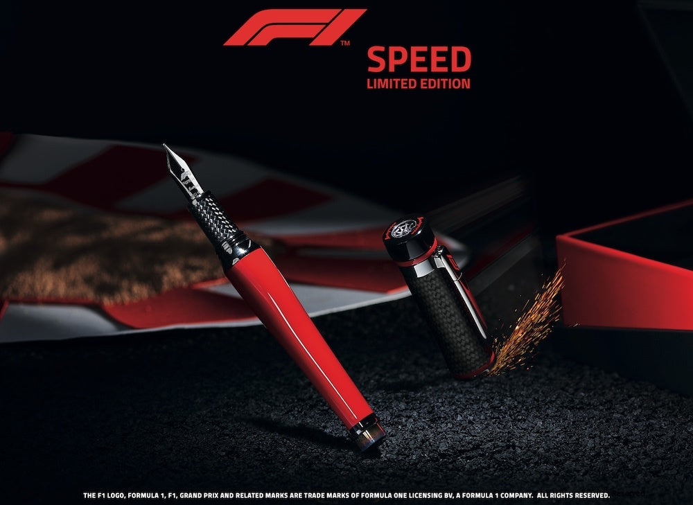 Montegrappa F1 Speed Racing Red Fountain Pen (Limited Edition)