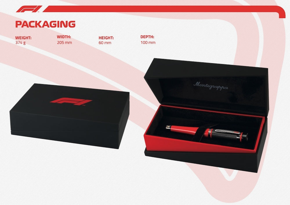 Montegrappa F1 Speed Racing Red Fountain Pen (Limited Edition)