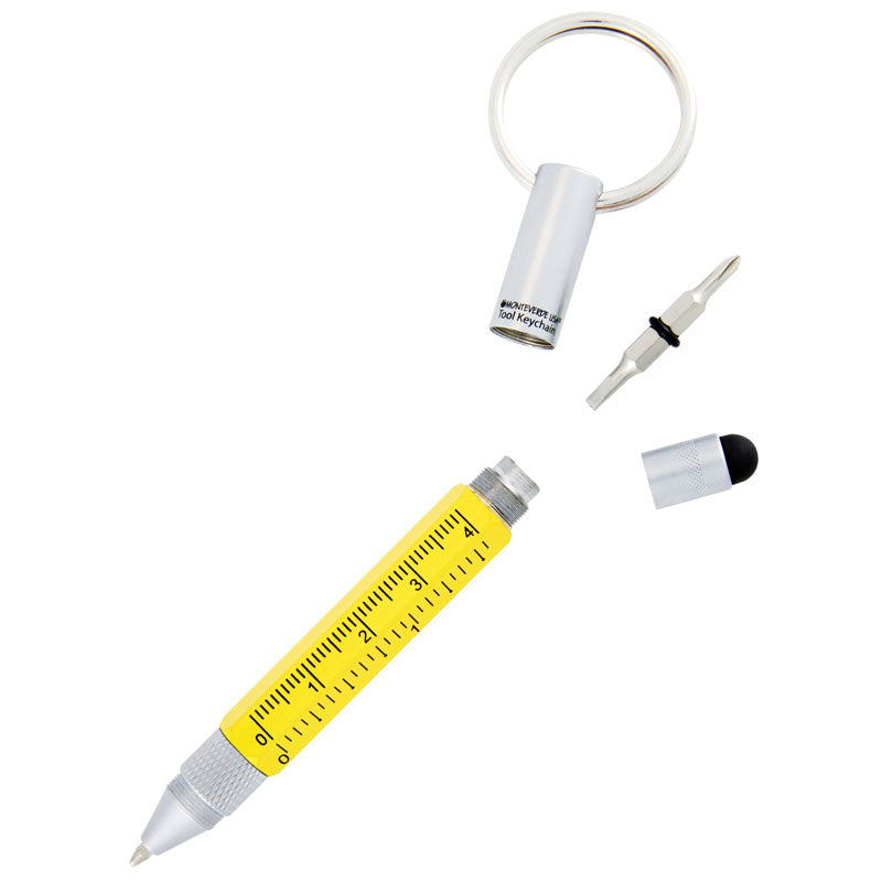 Monteverde Tool Keychain Ballpoint Pen - Yellow