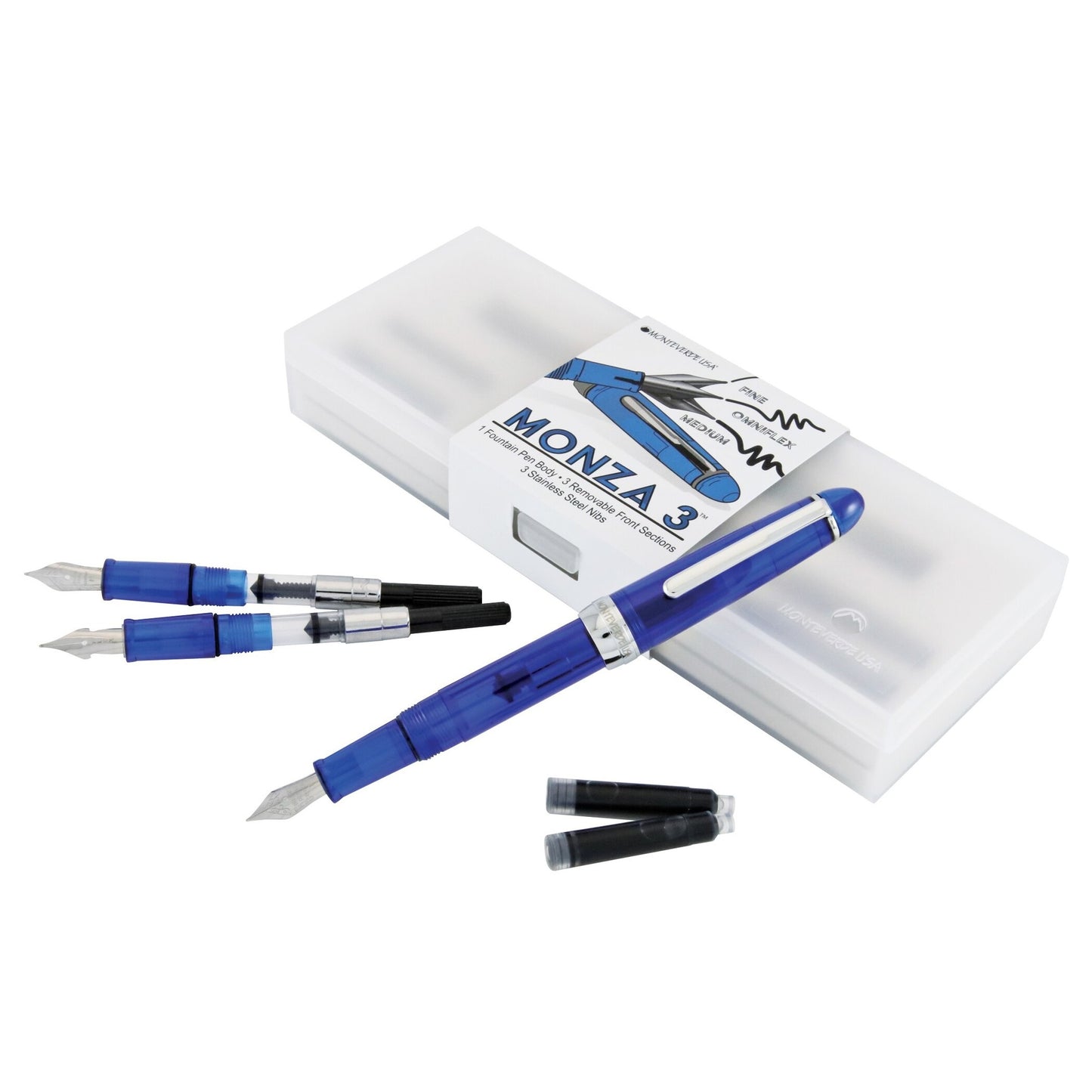 Monteverde Monza 3 Fountain Pen Set