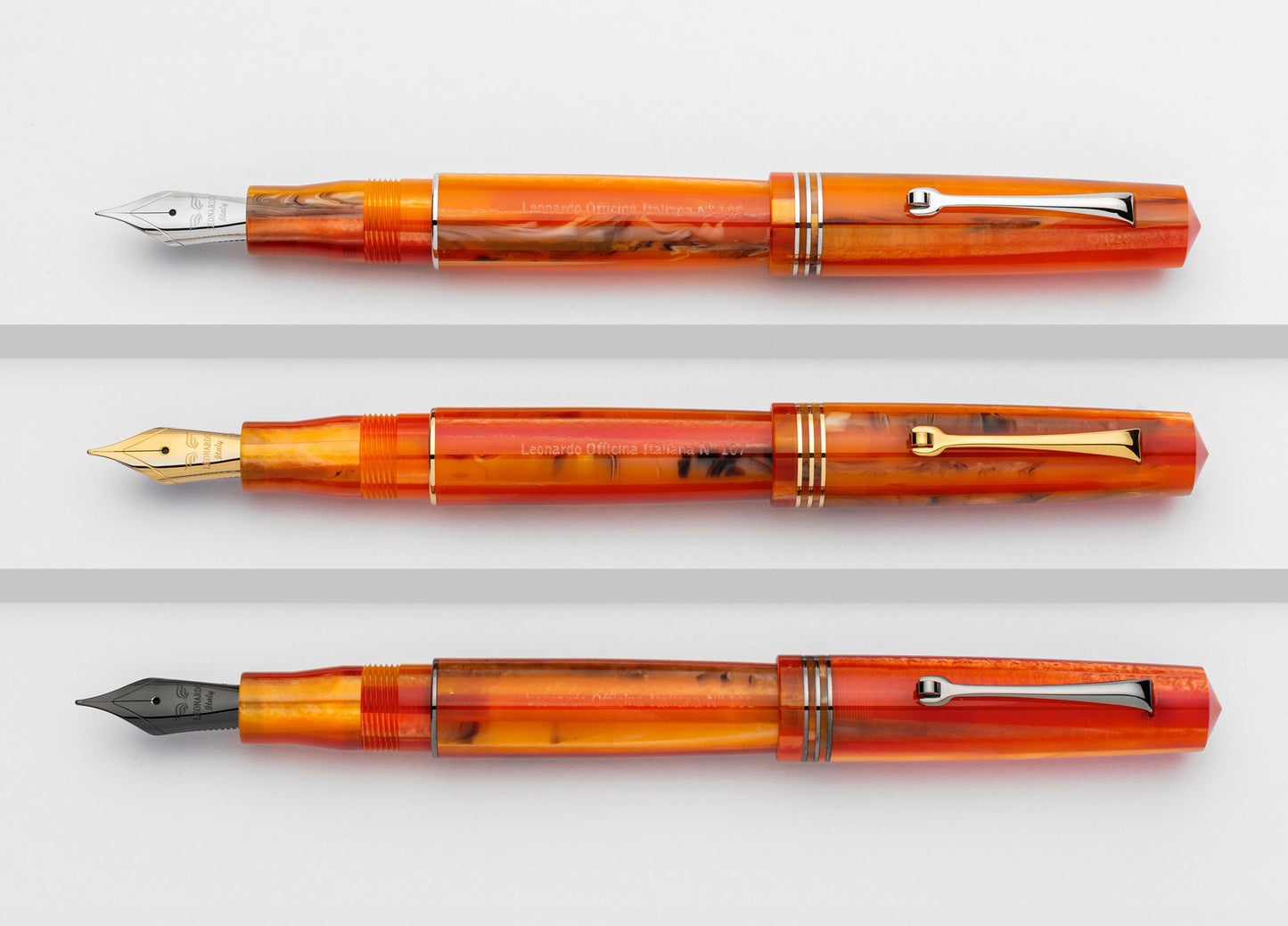 Leonardo Momento Zero Fountain Pen - Mango with Gold Trim