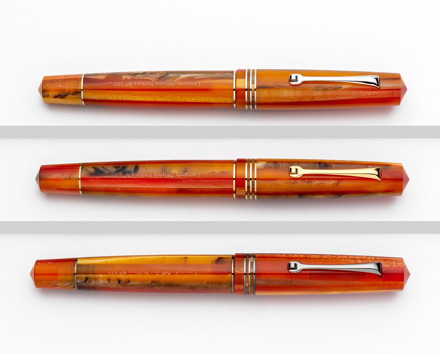Leonardo Momento Zero Fountain Pen - Mango with Gold Trim
