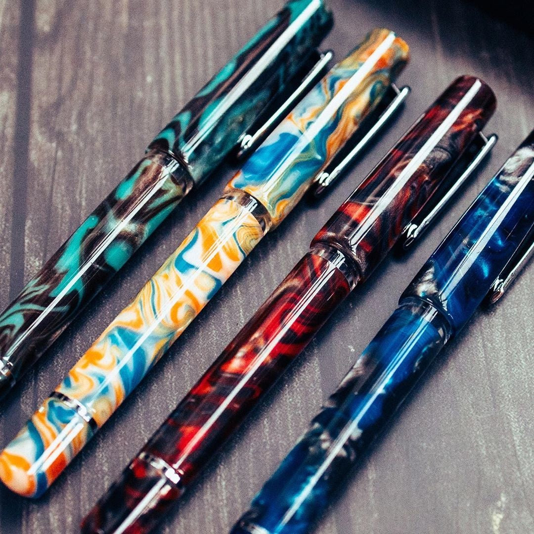 Nahvalur Schuylkill Fountain Pen - Asfur Bronze