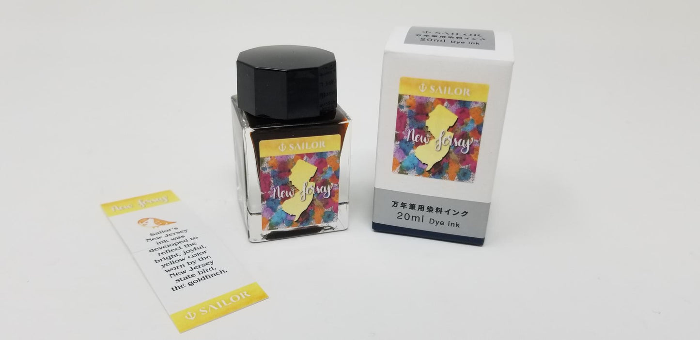 Sailor USA 50 States - New Jersey (20ml) Bottled Ink