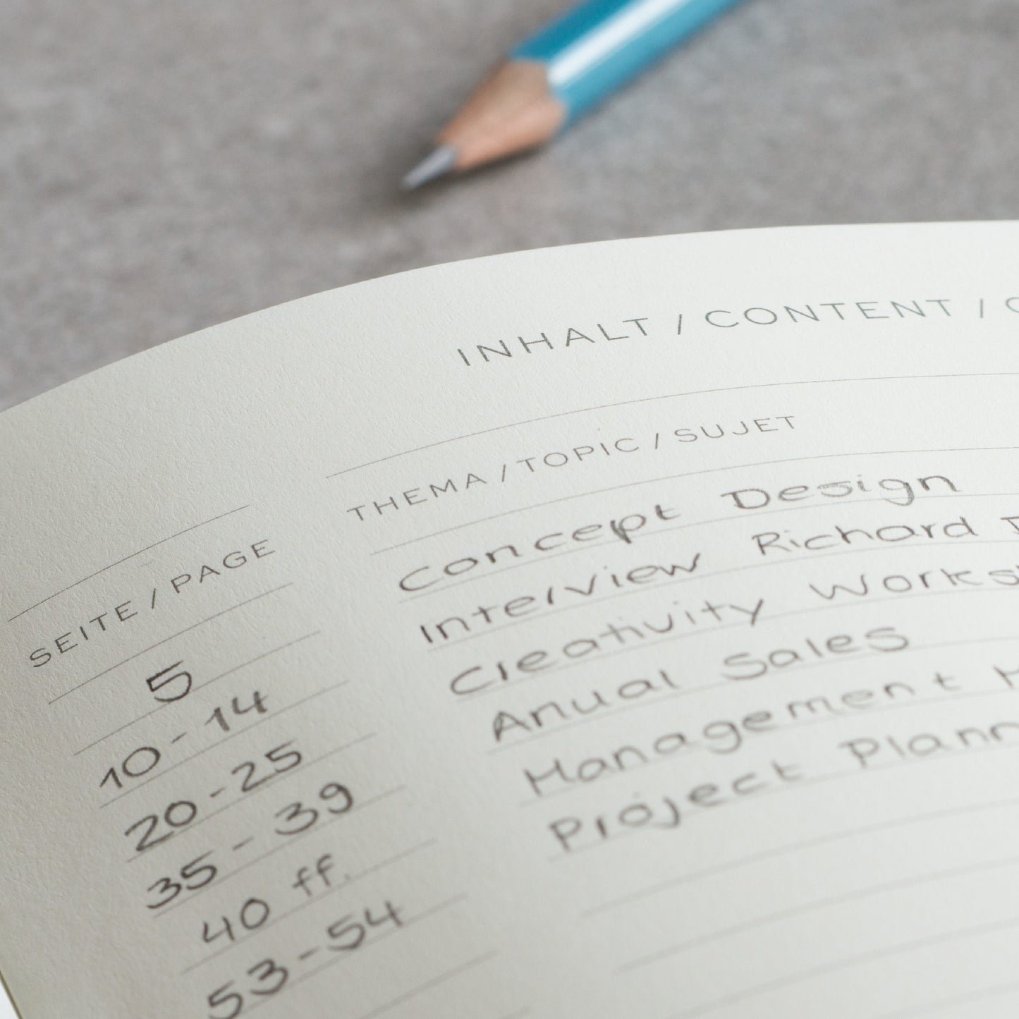 Leuchtturm1917 Composition B5 Hardcover Dotted Notebook - Stone Blue
