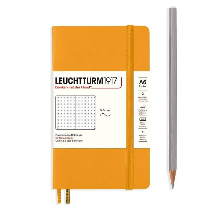 Leuchtturm1917 A6 Pocket Softcover Dotted Notebook - Rising Sun