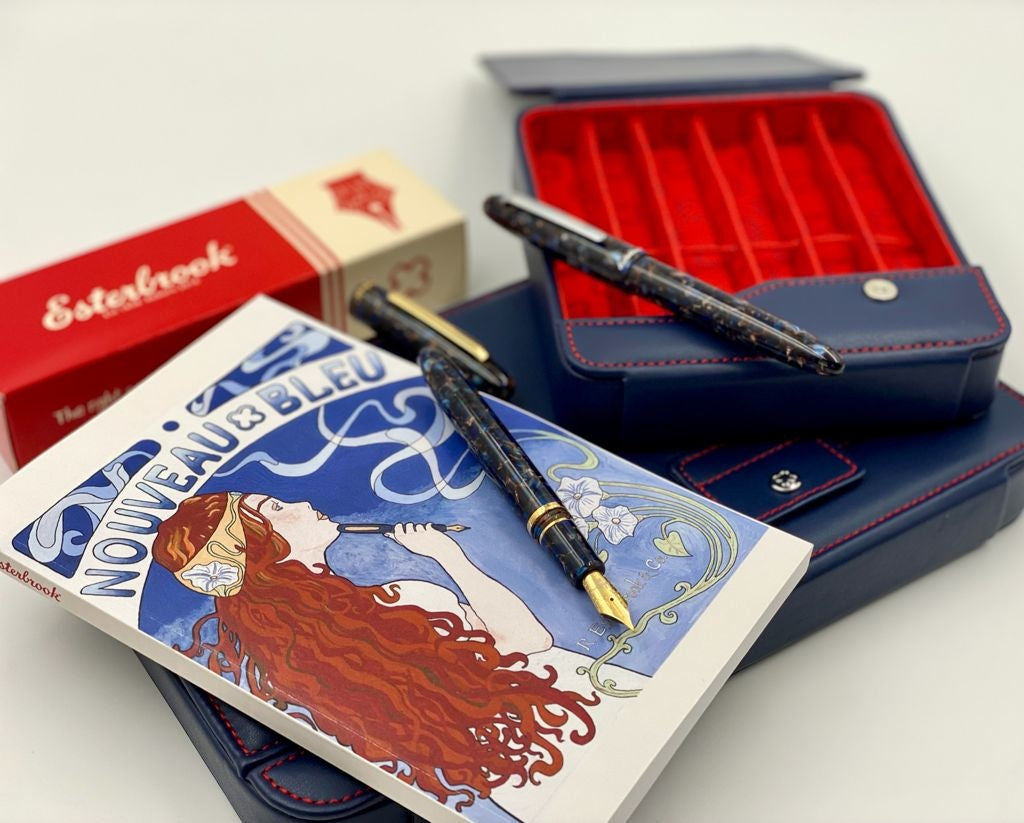 Esterbrook Estie Fountain Pen - Nouveau Bleu with Palladium Trim