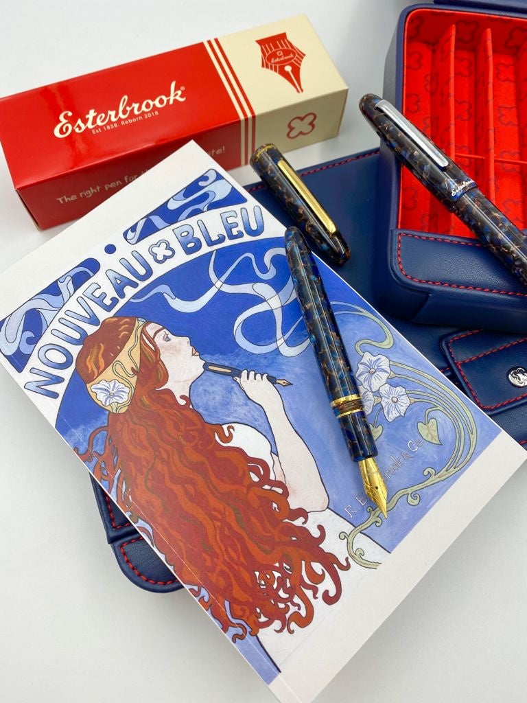 Esterbrook Estie Fountain Pen - Nouveau Bleu with Palladium Trim