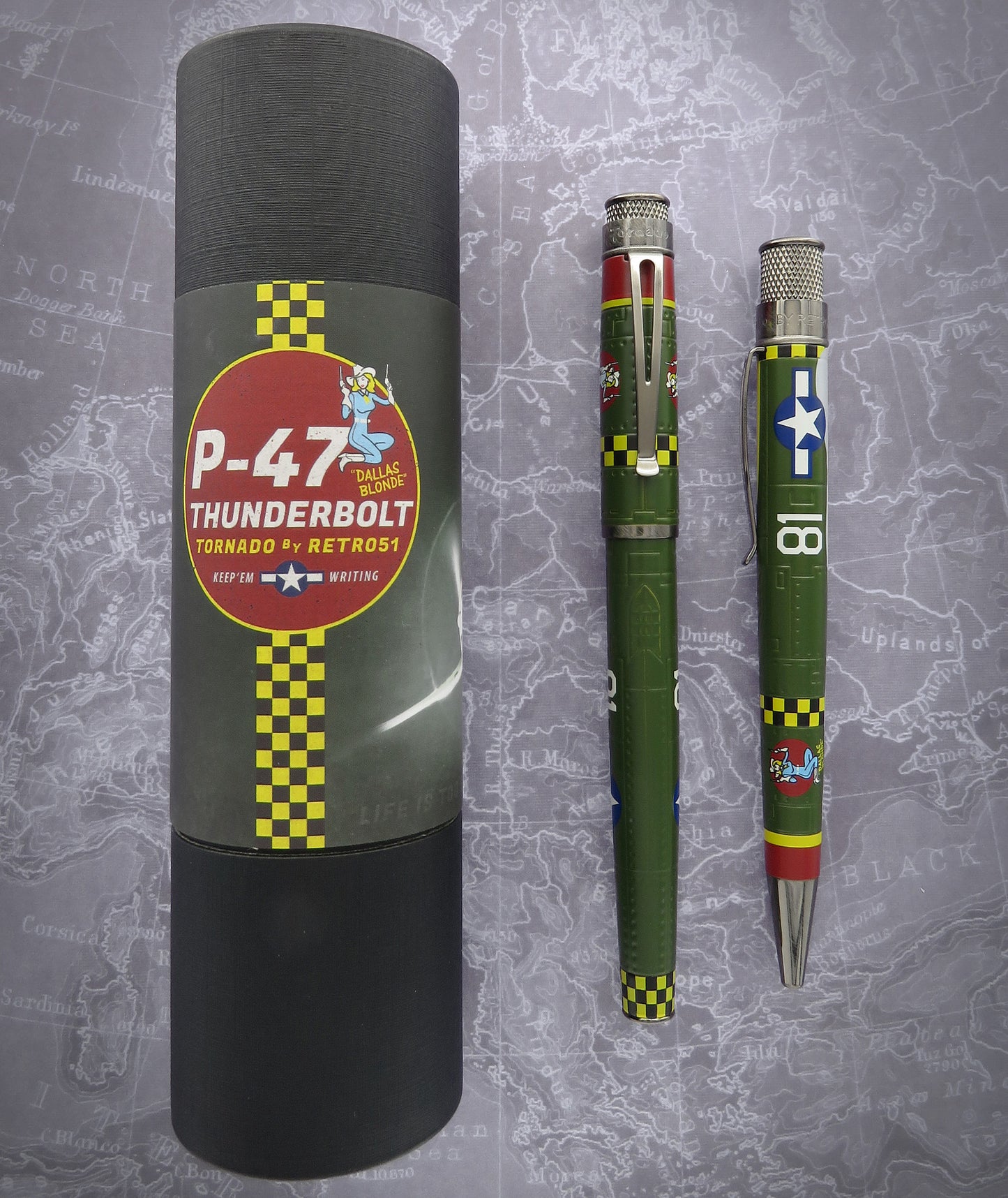 Retro 51 Tornado Rollerball - P-47 Thunderbolt (Vintage Metalsmith)