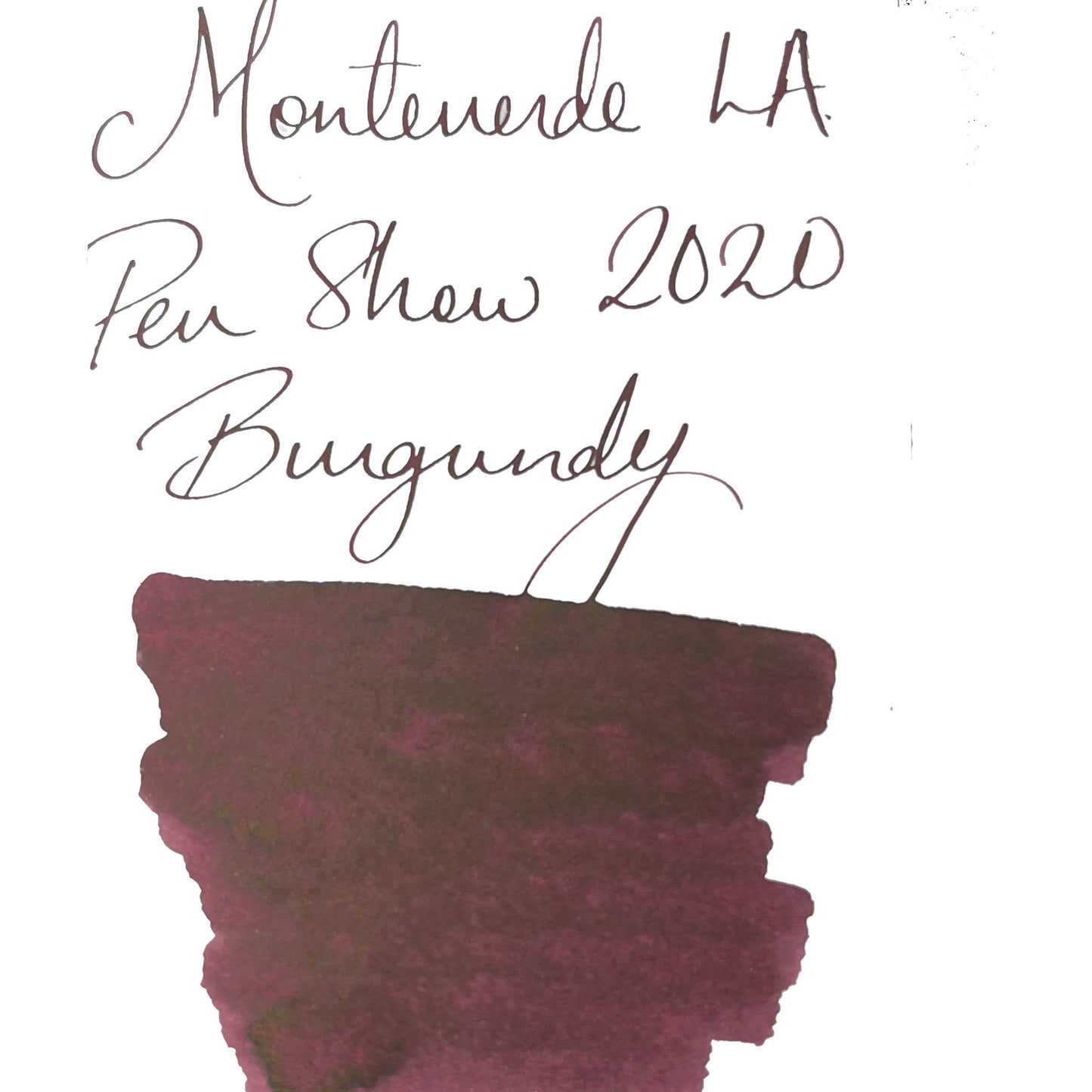 Monteverde Burgundy (30ml) Bottled Ink (2020 LA Pen Show)
