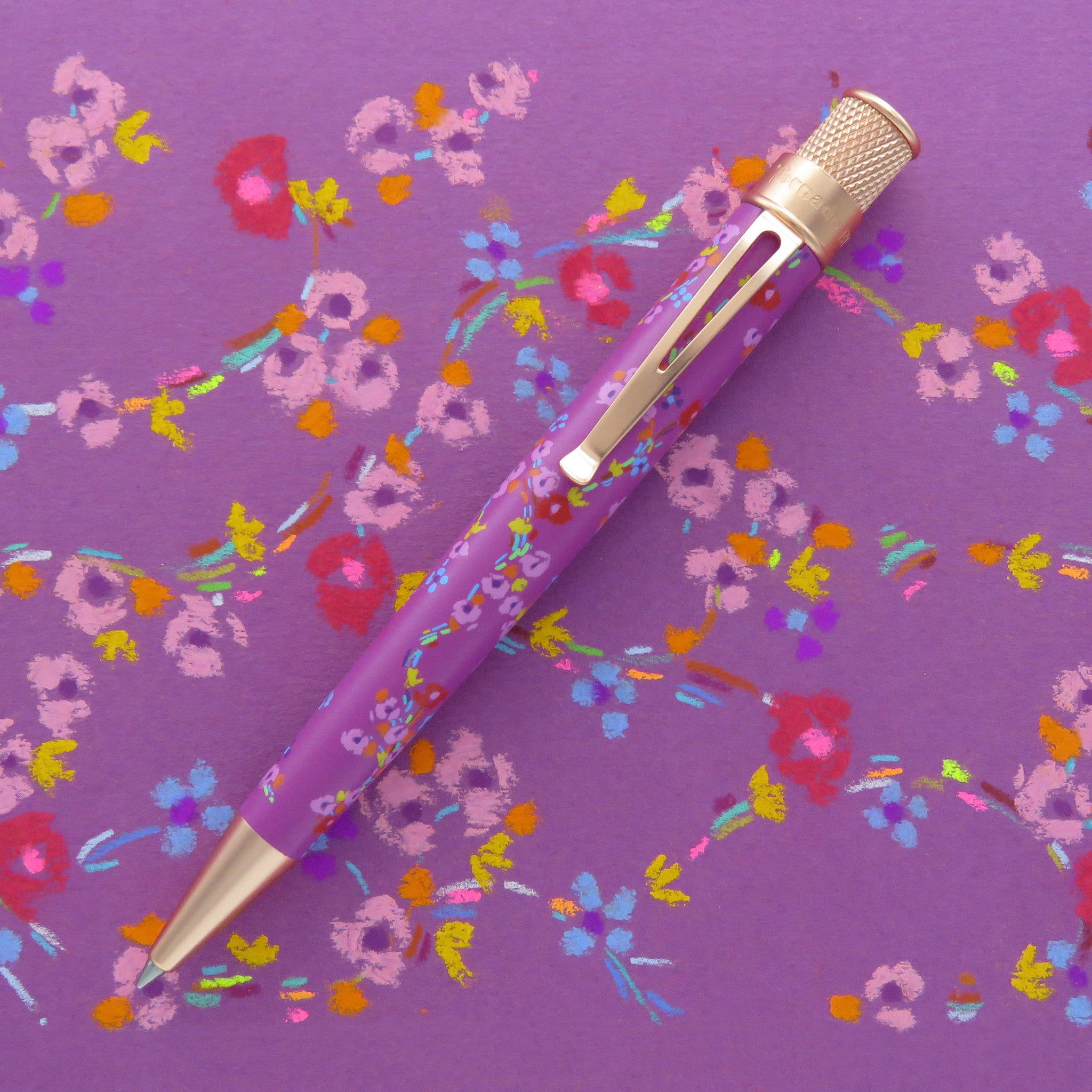 Retro 51 Collection Tornado Popper Rollerball - Petals and Retro 51 Collection Tornado Popper Rollerball - Petals and