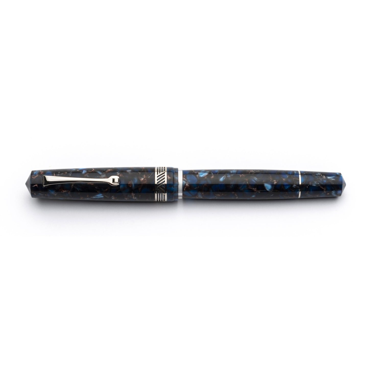 Leonardo Momento Magico Fountain Pen - Pietra Salata Silver Trim