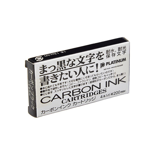 Platinum Ink Cartridges - Carbon Black (Pack of 4)