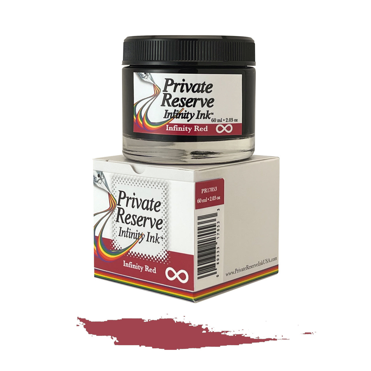 Infinity Red Private Reserve Infinity Red (60ml) Bottled Ink – Dromgoole's Fine ...
