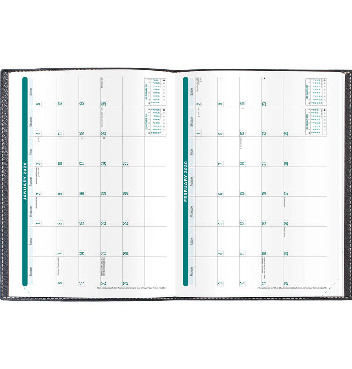 Quo Vadis 2025 Minister #18 Vertical Weekly Planner - Texas Bamboo