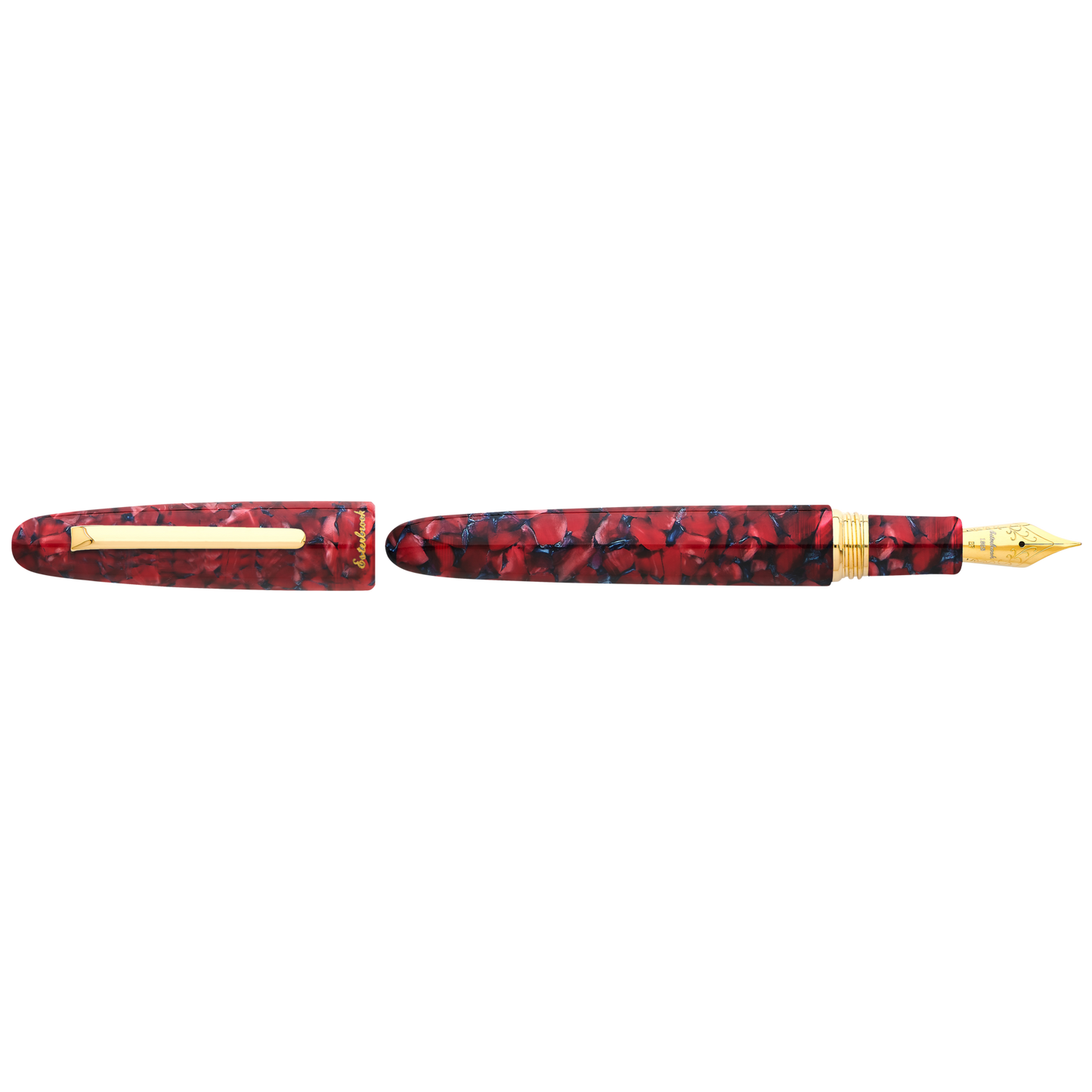 Esterbrook Estie Oversized Fountain Pen - Scarlet with Gold Trim