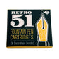 Retro 51 Ink Cartridges (6 ea)